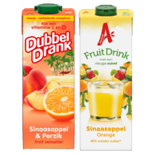 DubbelDrank of Appelsientje fruit drink